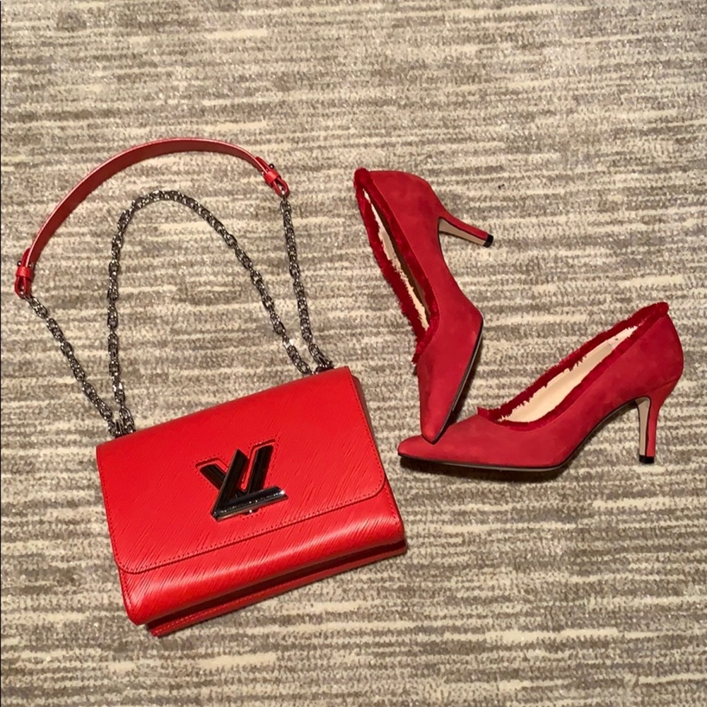 NEW!!❤️ Jon Joseph red leather pumps!